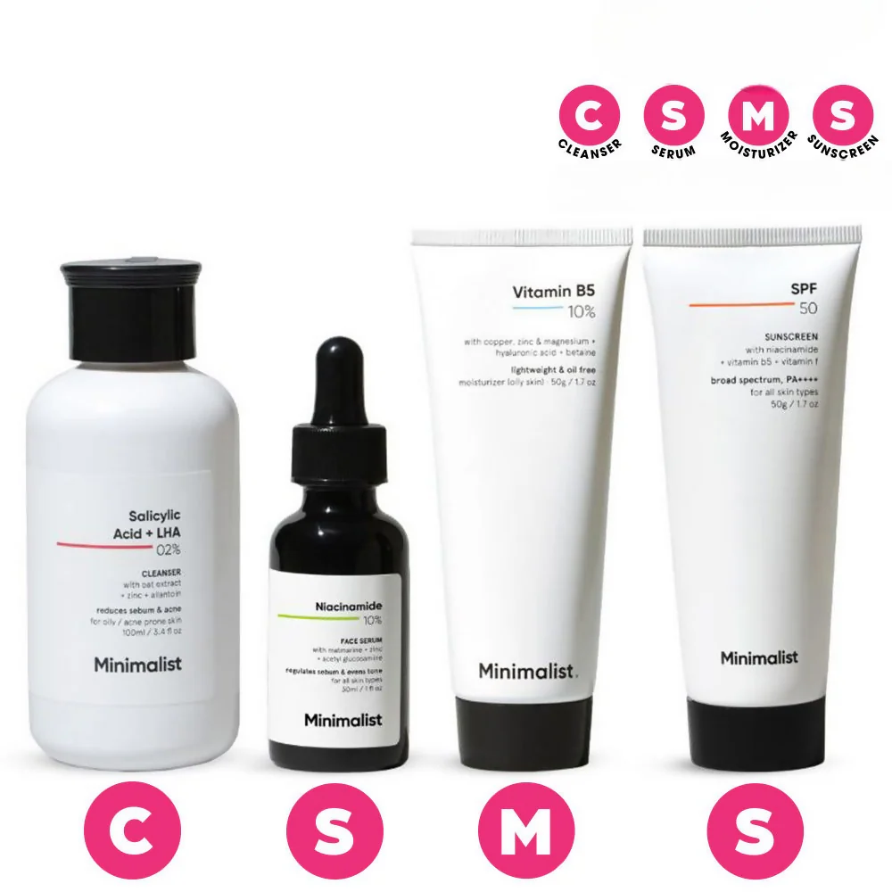 Minimalist Daily Skincare Routine CSMS 